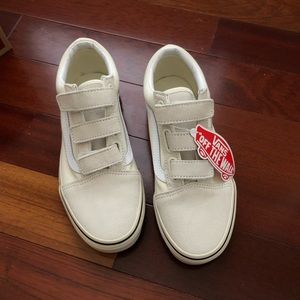 velcro vans marshmallow